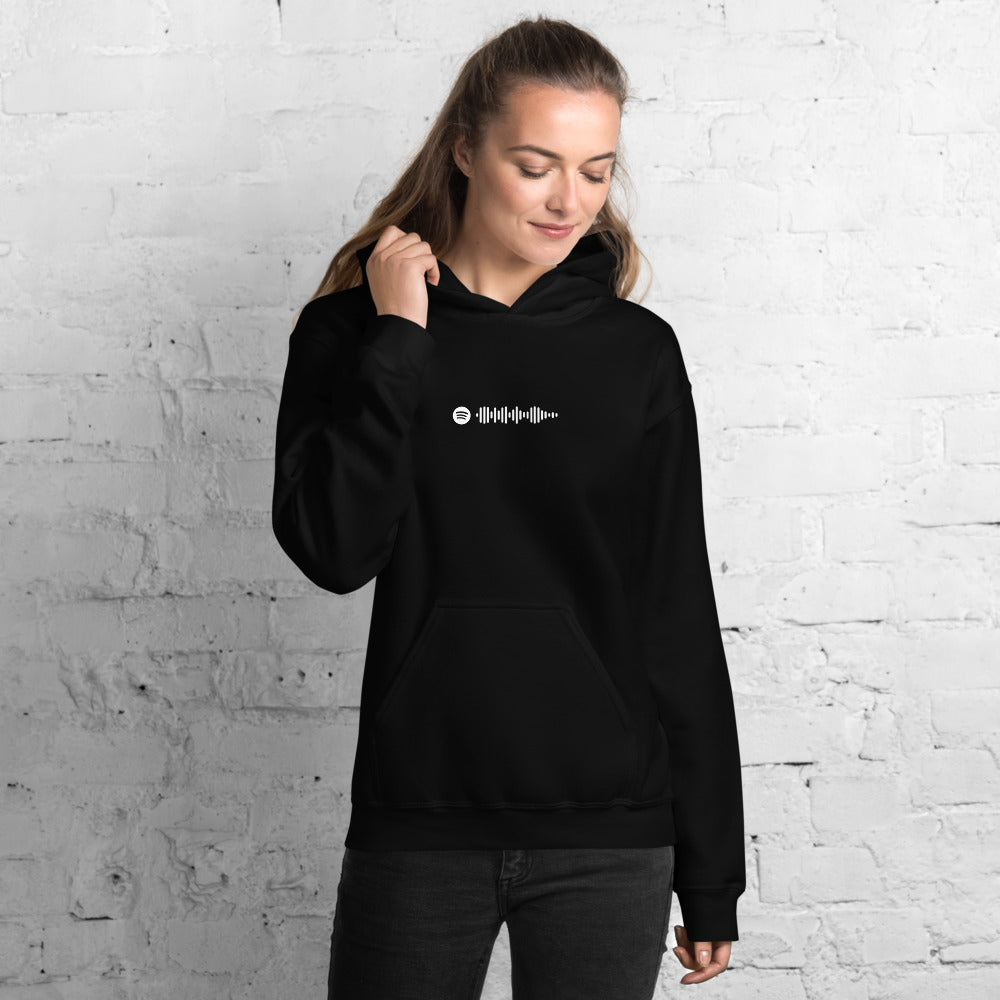 Kal Ho Na Ho - SRK Back - Spotify Code - Unisex Hoodie